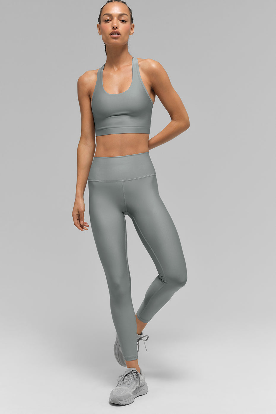 Airlift Super Sleek Bra Tank - Lunar Grey image 6