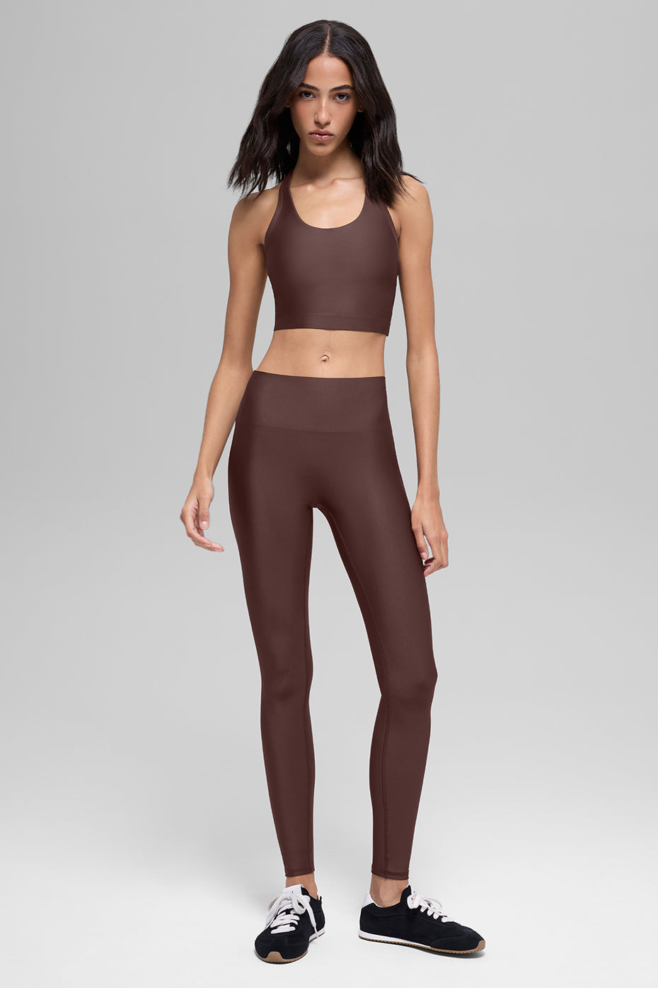 Airlift Super Sleek Bra Tank - Brownstone image 6