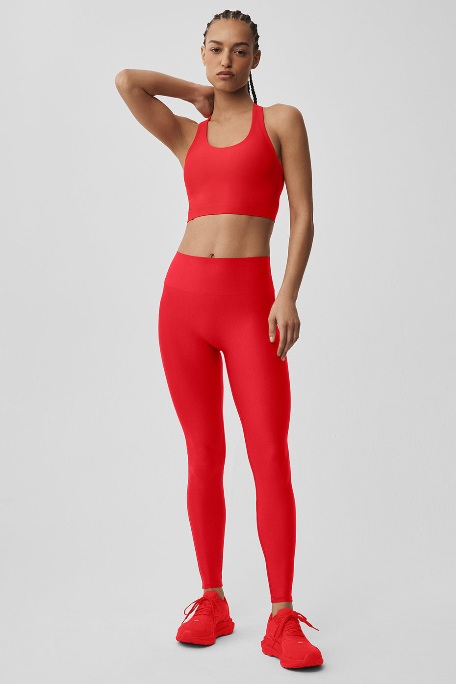 Airlift Super Sleek Bra Tank - Bright Red image 4