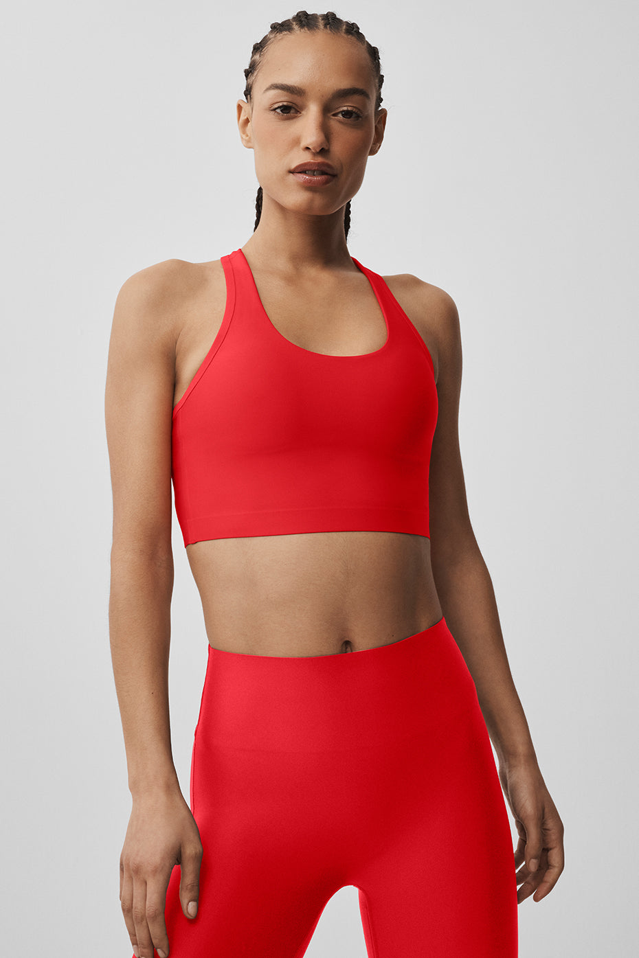 Airlift Super Sleek Bra Tank - Bright Red image 1