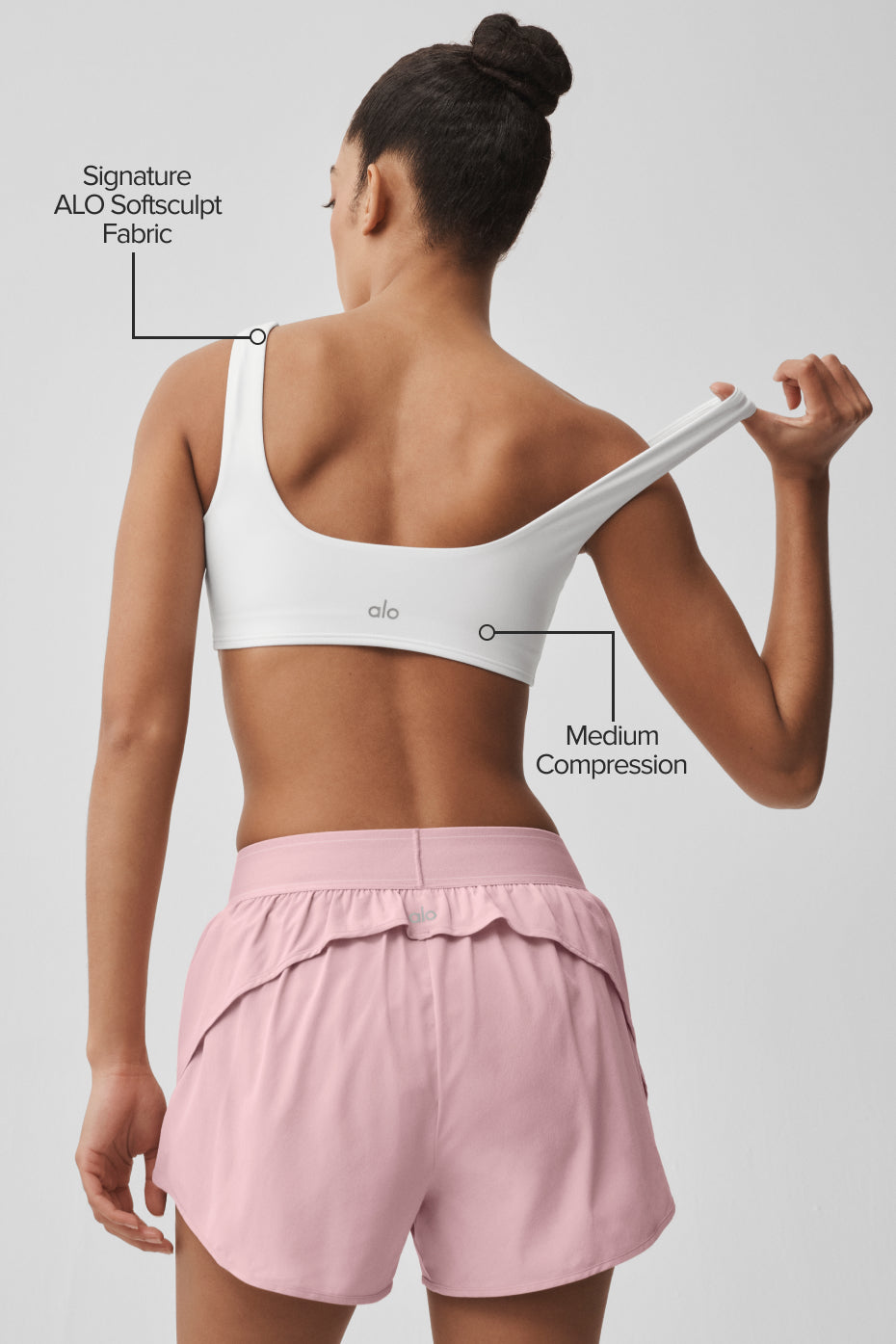 ALO Softsculpt Precision Bra - White image 2