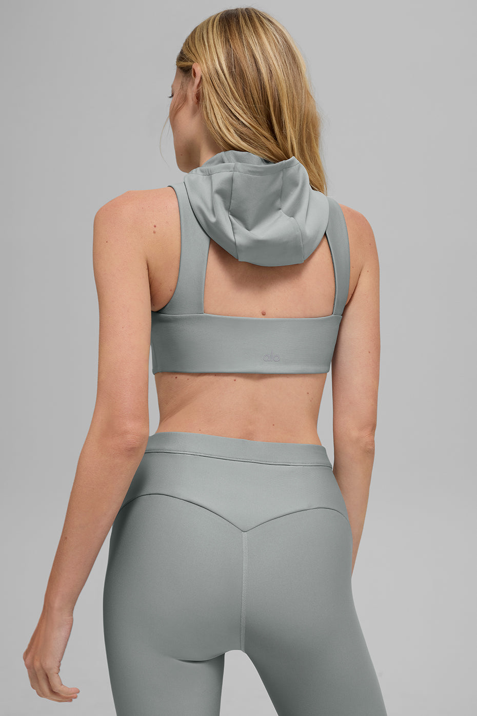 Airlift Light Speed Hooded Bra - Lunar Grey image 3