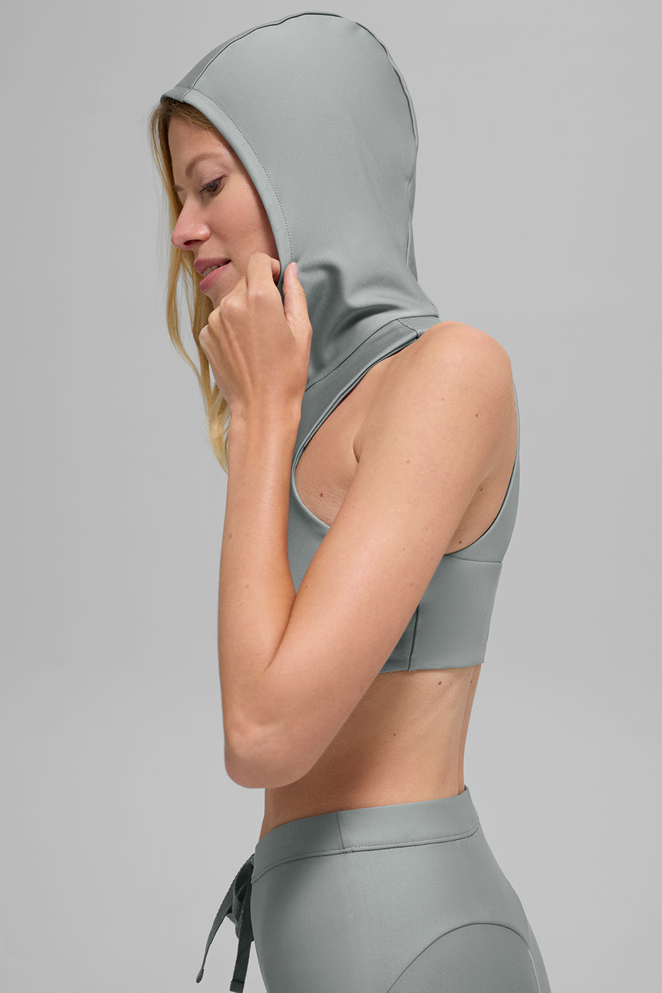 Airlift Light Speed Hooded Bra - Lunar Grey image 4
