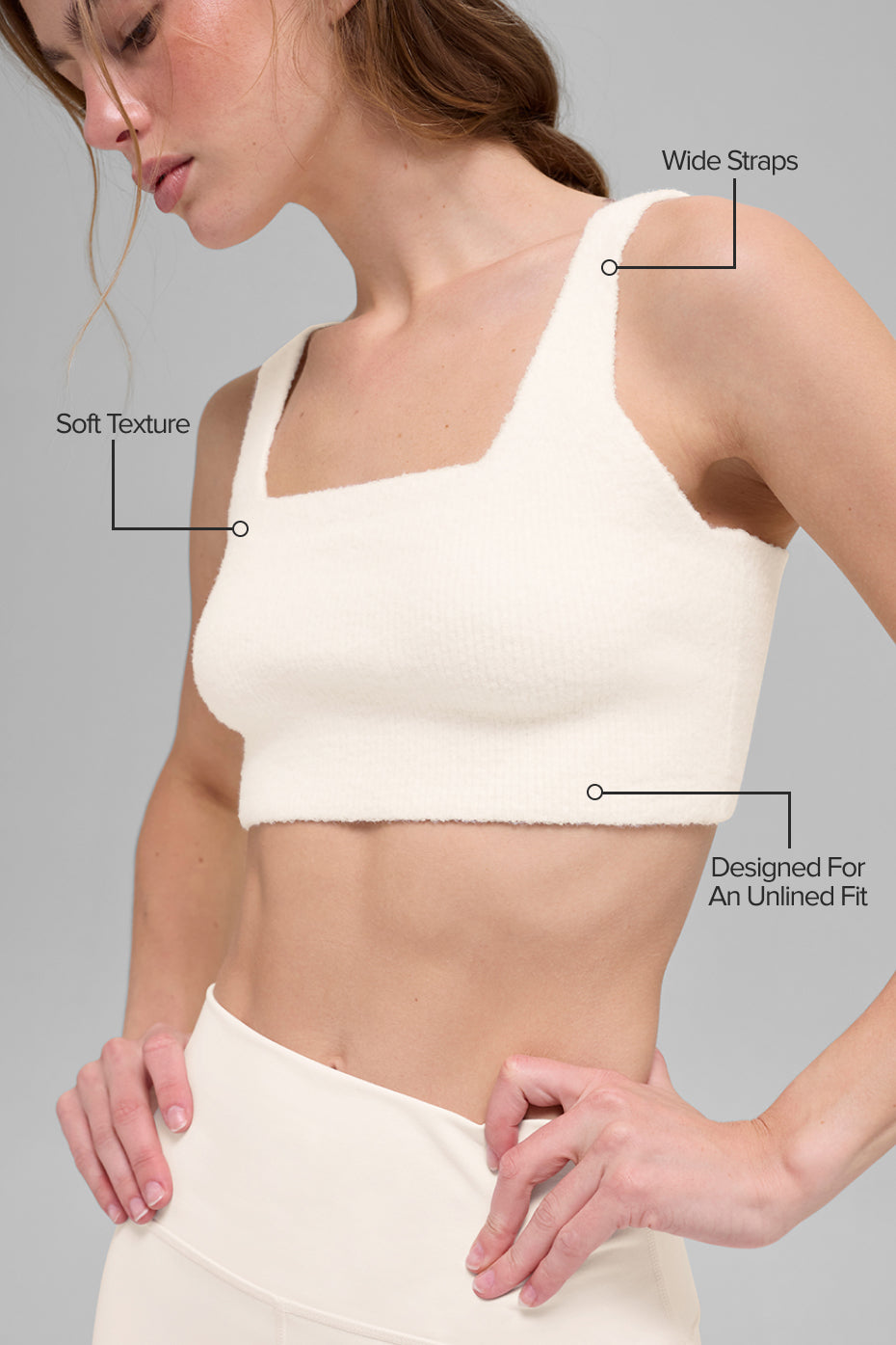 Snuggle Up Sweater Bra - Ivory image 2