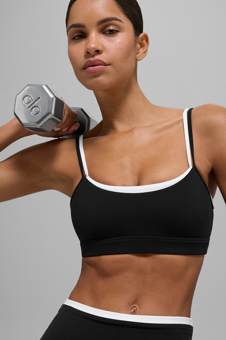 Airbrush Double Up Bra - Black/White image 5