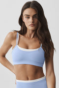 Airbrush Double Up Bra - Light Provence Blue/White image 1