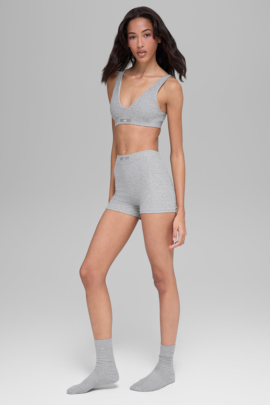 Alosoft Sincere Bra - Athletic Heather Grey image 5