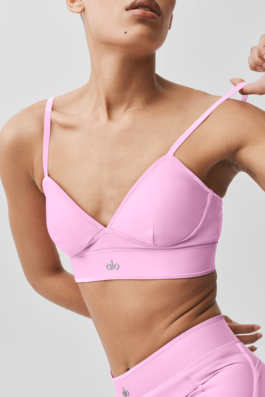 Airlift Love Language Bra - Candy Heart Pink image 2