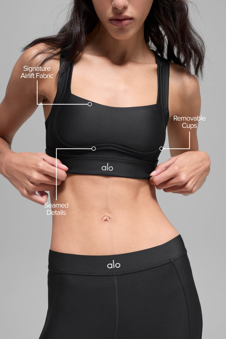 Airlift Ignite Bra - Black image 2