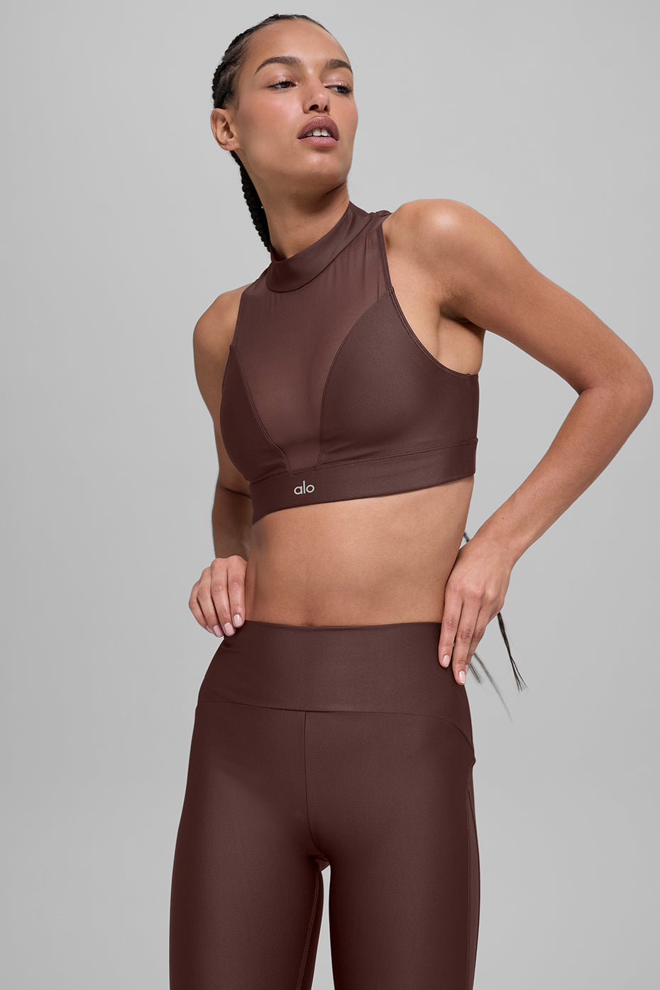 Airlift Mesh Infatuation Bra - Brownstone image 3