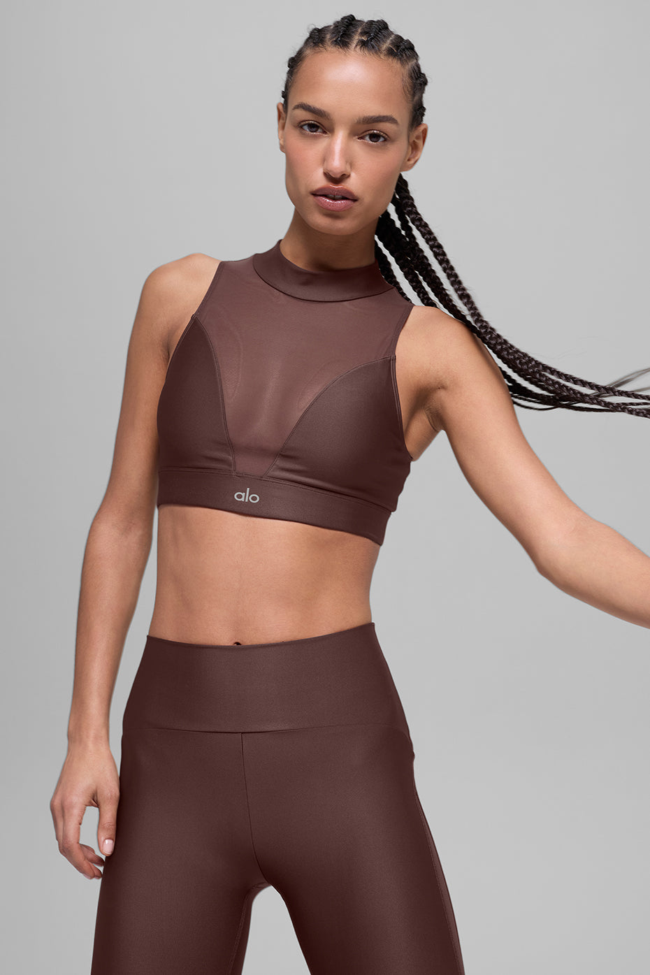 Airlift Mesh Infatuation Bra - Brownstone image 1