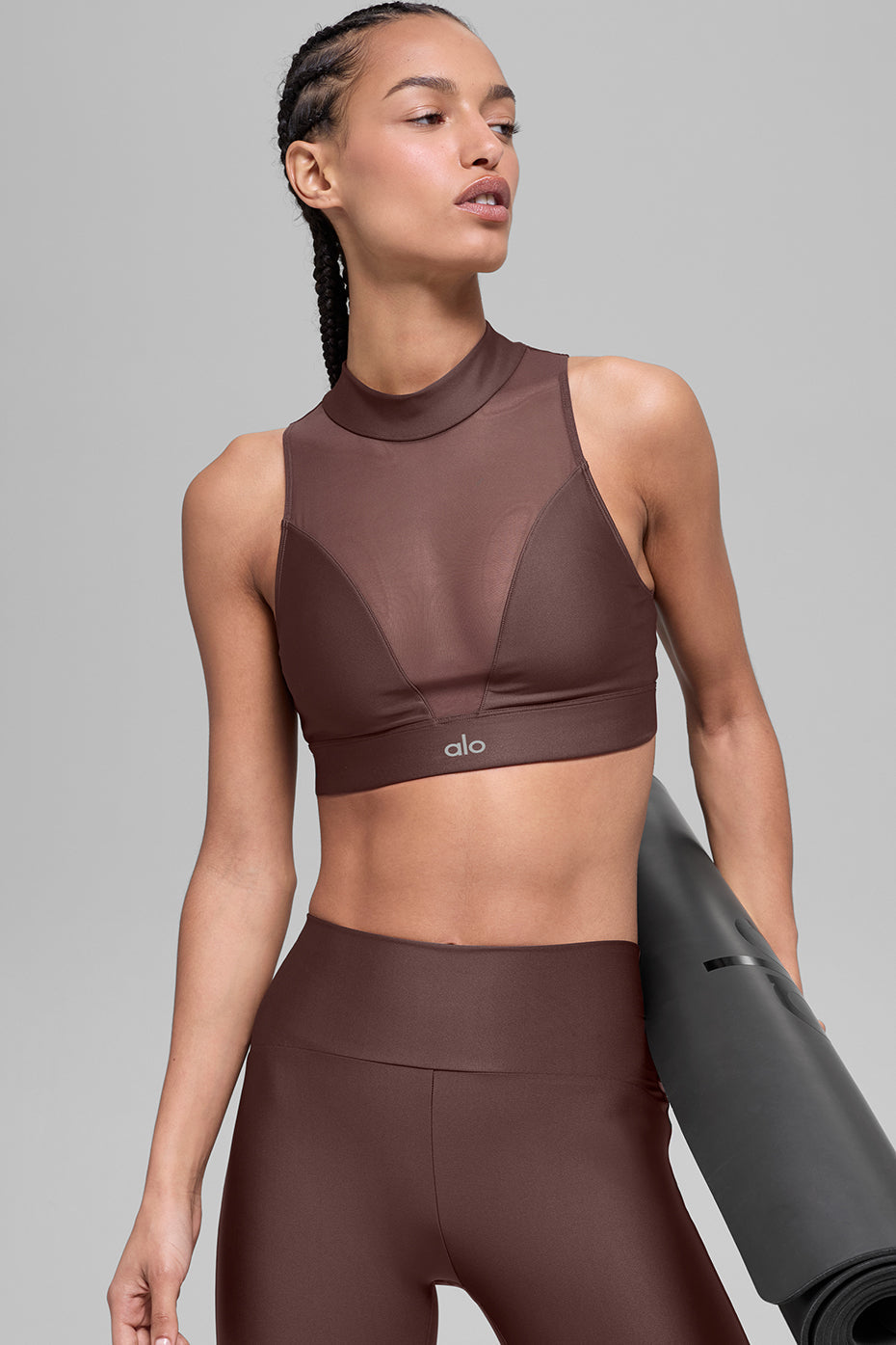 Airlift Mesh Infatuation Bra - Brownstone image 5