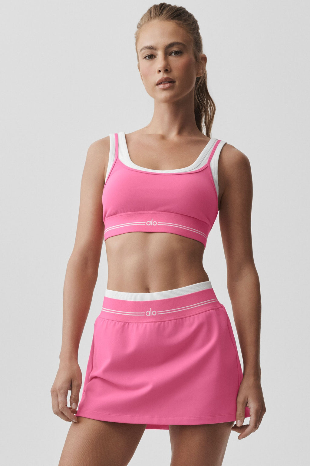 Airbrush Better Together Bra - Paradise Pink/White image 3