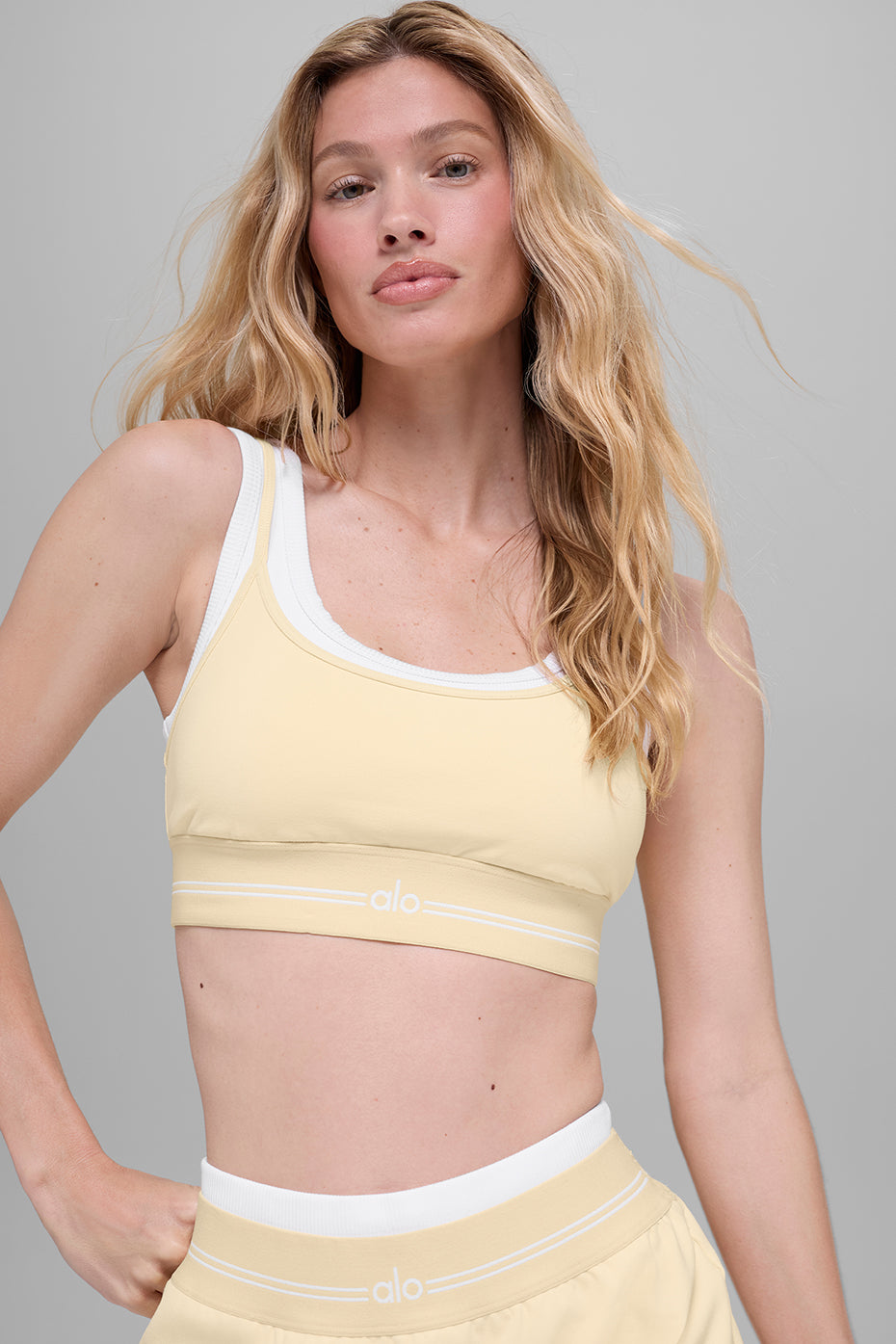 Airbrush Better Together Bra - Candlelight Yellow/White image 3