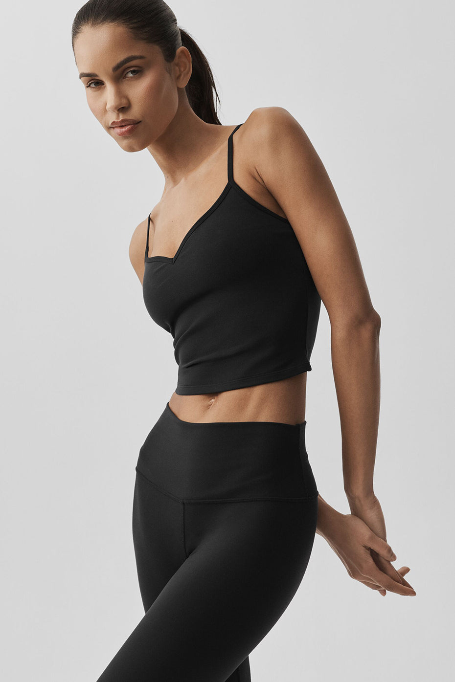 Airbrush Refined Bra Tank - Black image 4
