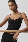 Airbrush Refined Bra Tank - Black image 1