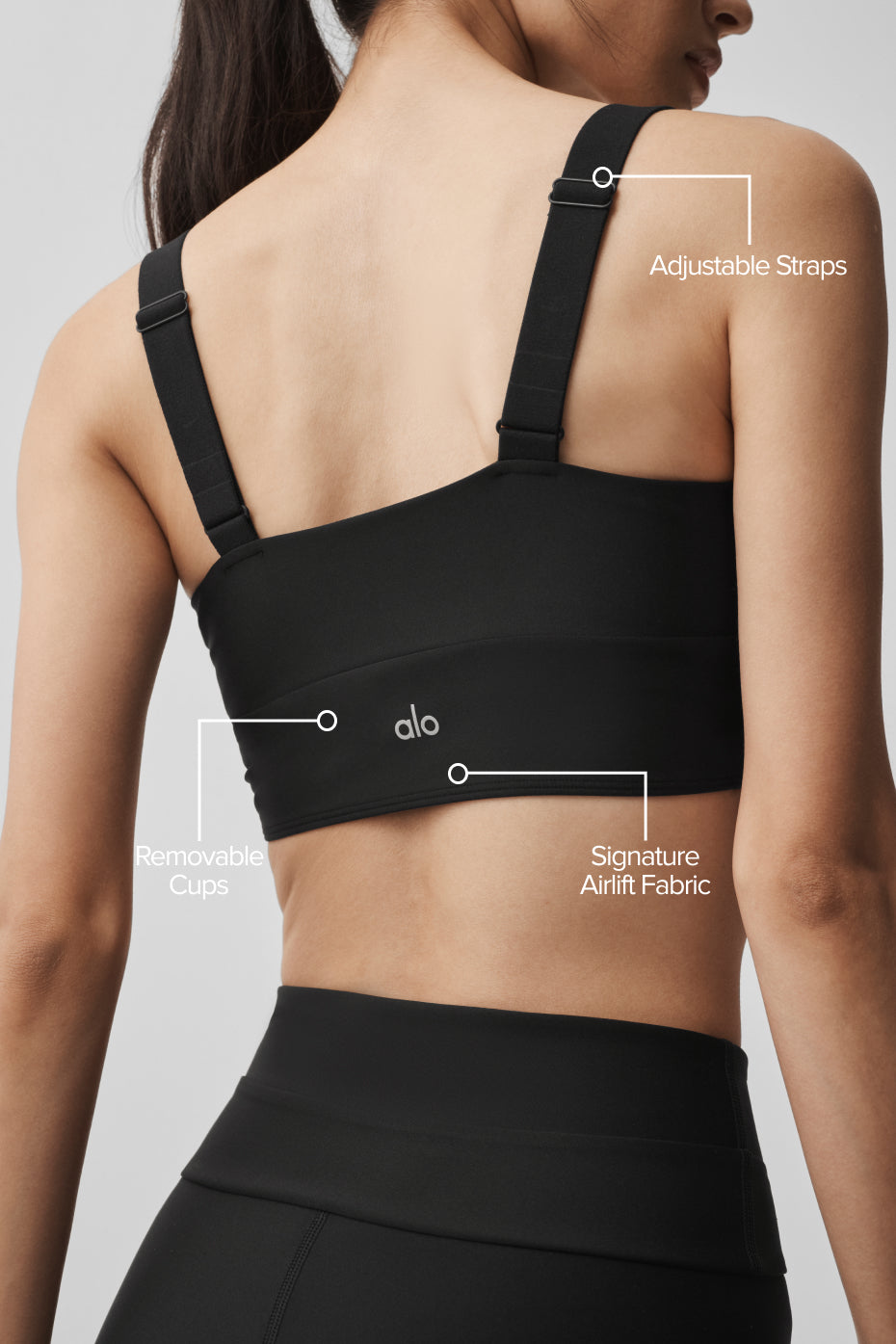 Airlift Horizon Bra - Black image 2