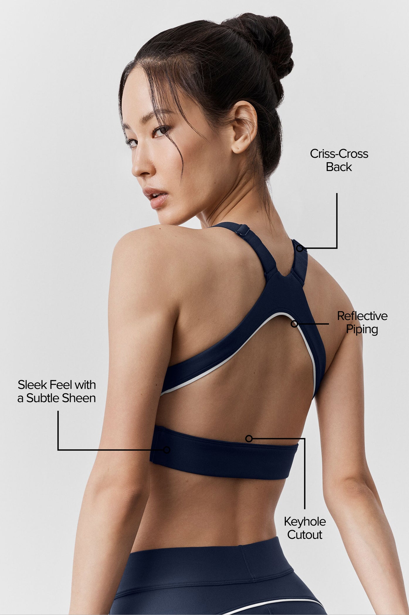 Airlift Speedwork Bra - Navy image 2