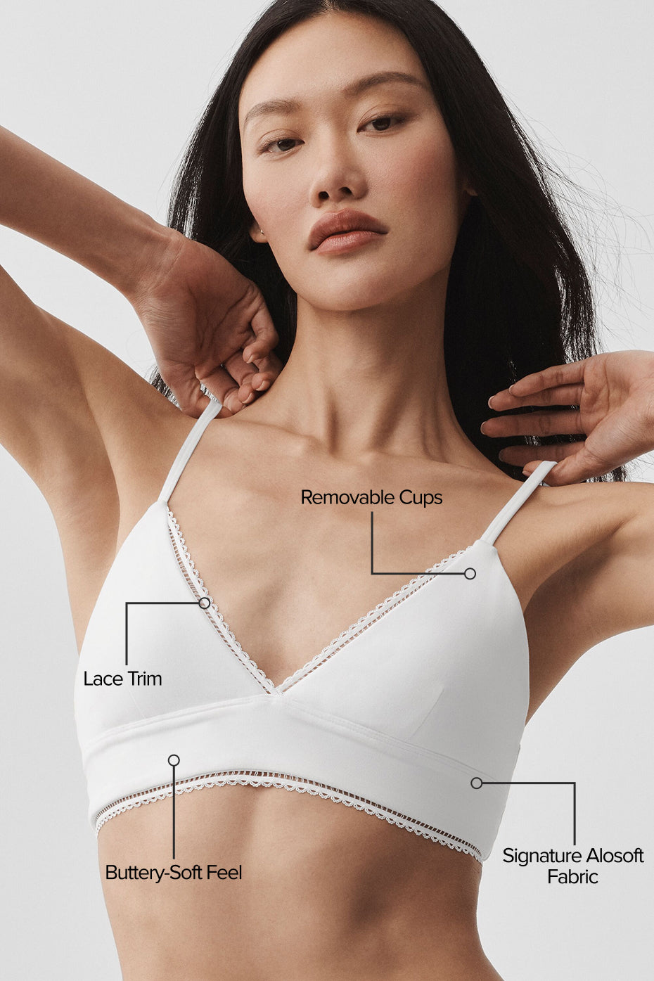 Alosoft Affection Bra - White image 2