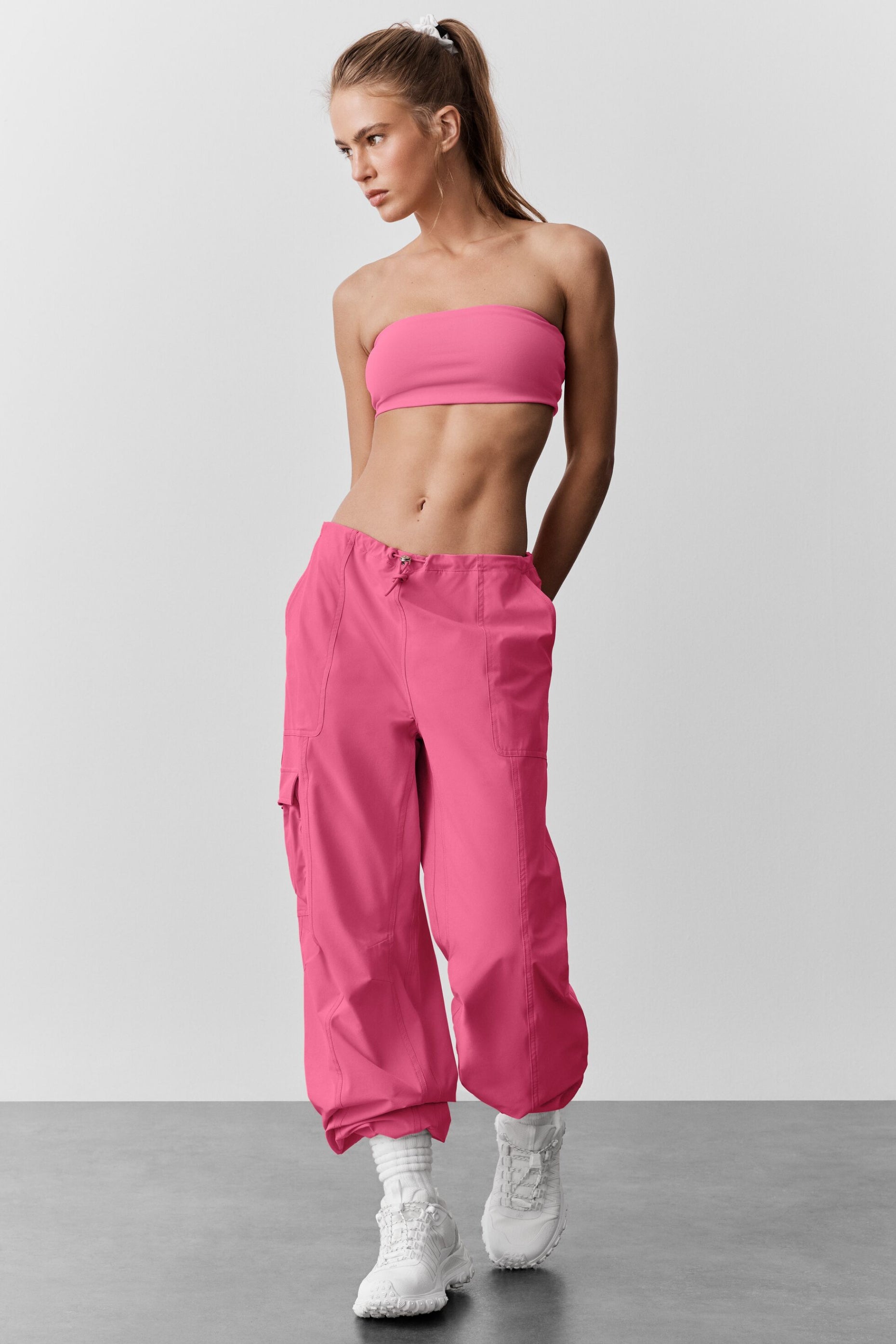 Airbrush Bandeau Bra - Paradise Pink image 5