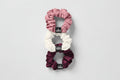 Fresh Mini Scrunchie (3-Pack) - Burgundy/Pink Wild Rose/Ivory image 1