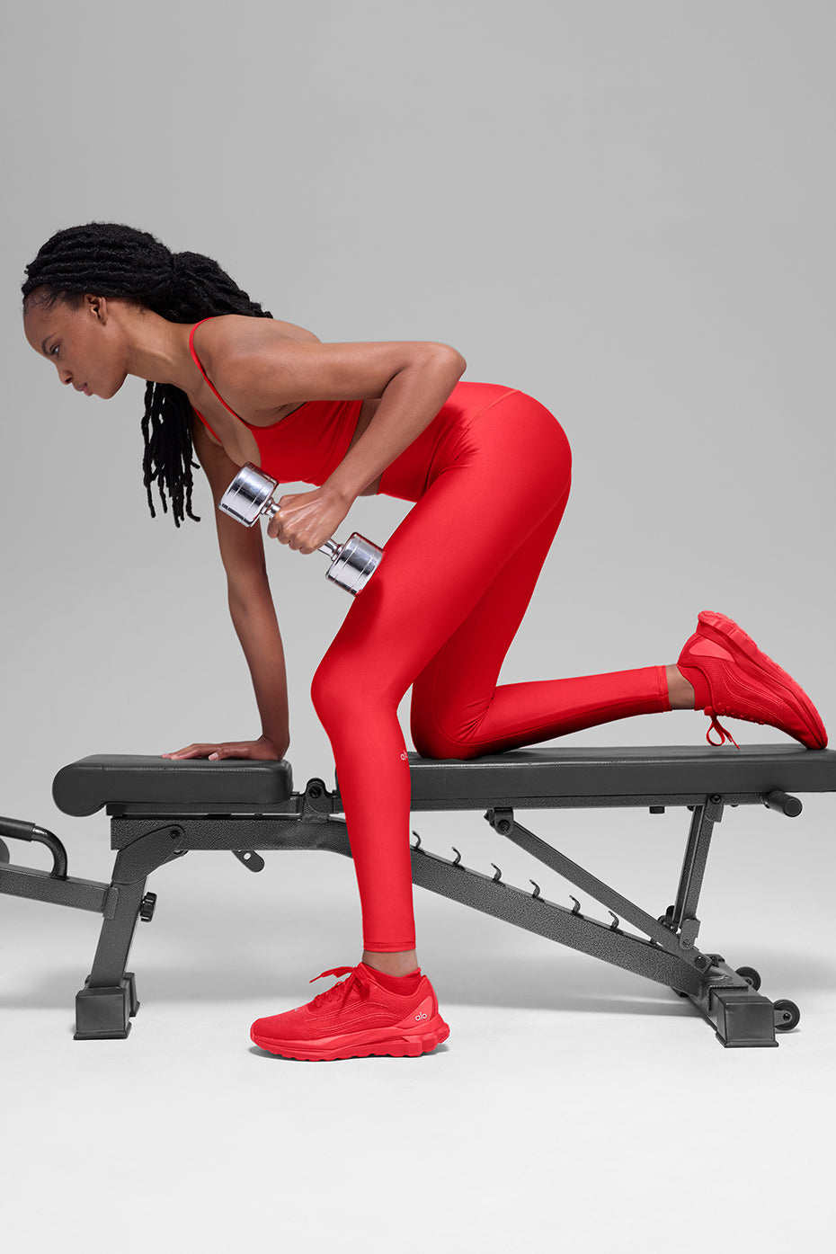 Airlift Winter Warm High-Waist Legging - Bright Red image 4