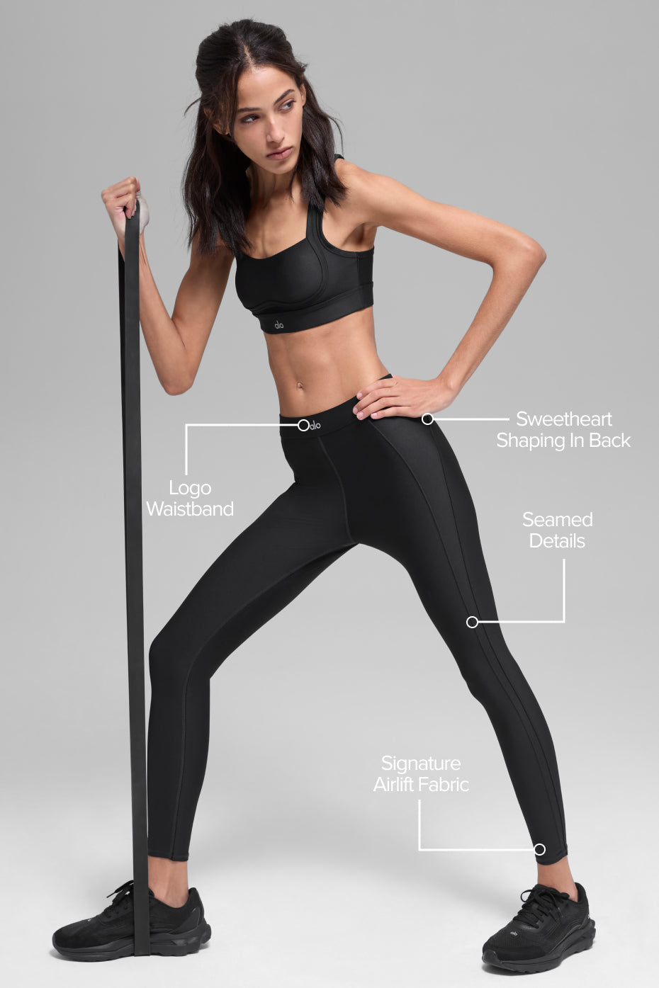 Airlift High-Waist Ignite 7/8 Legging - Black image 2