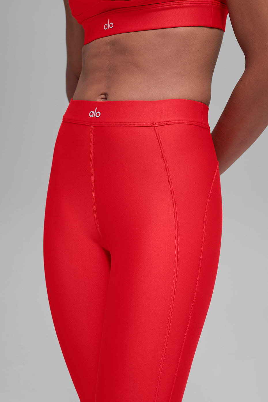 Airlift High-Waist Ignite 7/8 Legging - Bright Red image 2