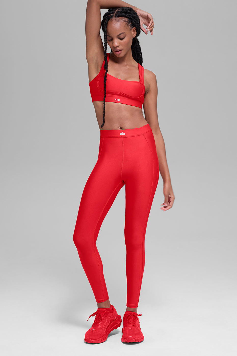 Airlift High-Waist Ignite 7/8 Legging - Bright Red image 5