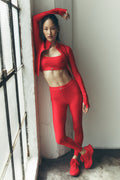 Airlift High-Waist Ignite 7/8 Legging - Bright Red image 1